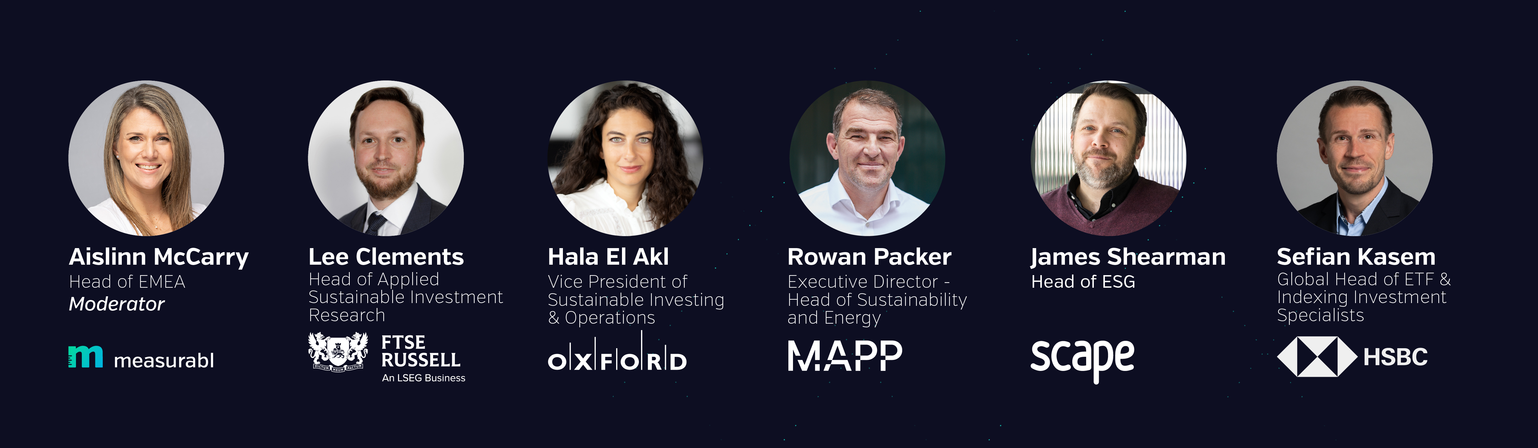 EMEA Roundtable speakers
